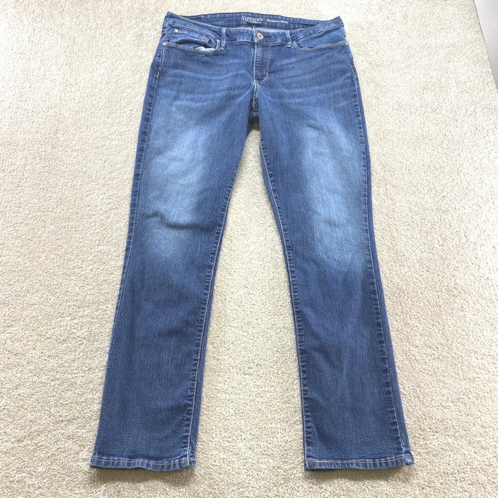 Signature‎ by Levi Strauss & Co. Modern Slim Jeans Mens 33x30 Blue Slim